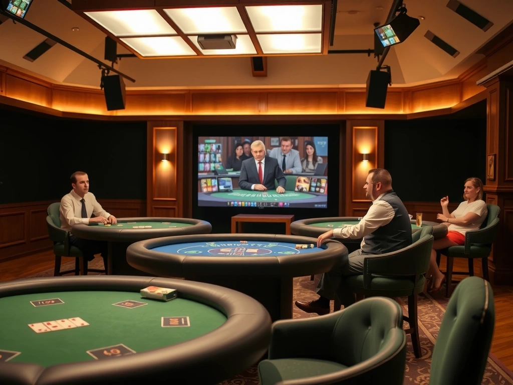 Live dealer studio environment