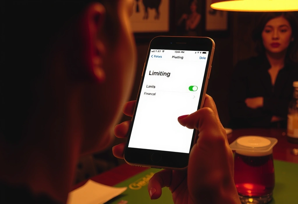 Deposit limit settings interface